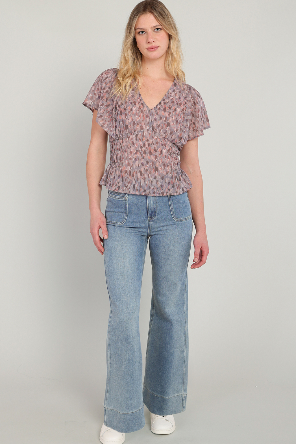 Dex Keira Smoking Waist Top