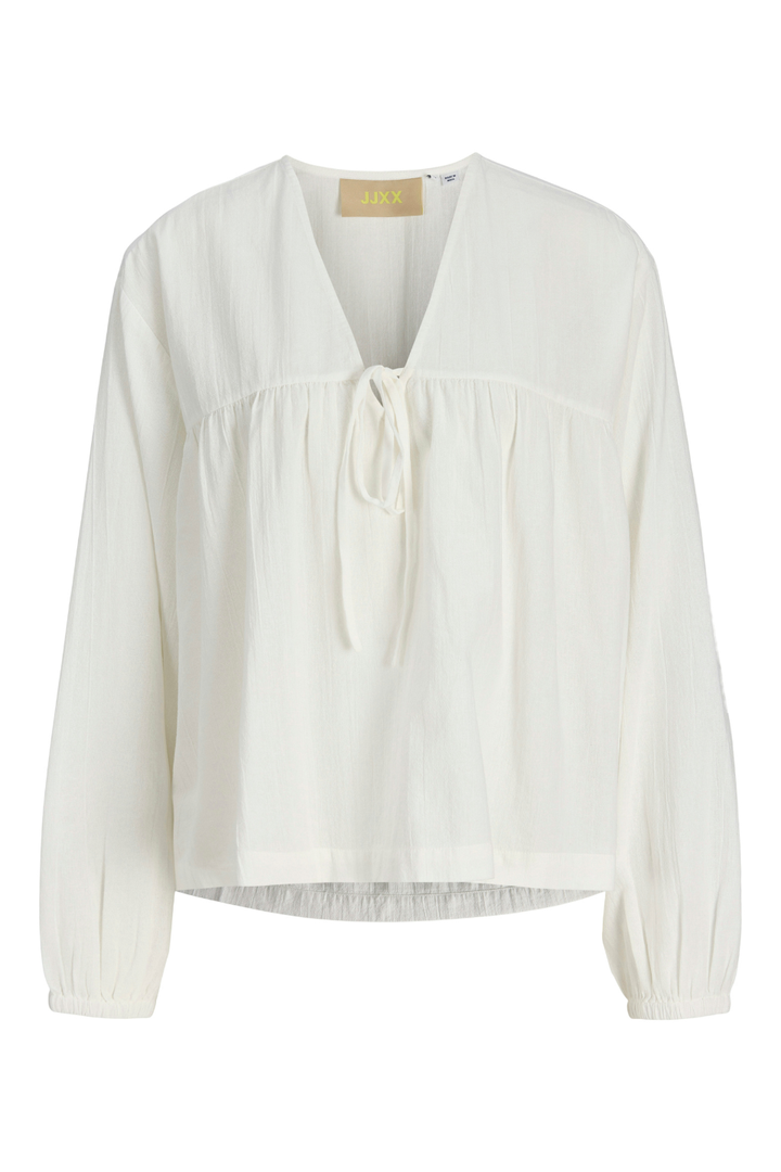 JJXX KIA STRUCTURE LS V-NECK BLOUSE - Hot Peppers Clothing