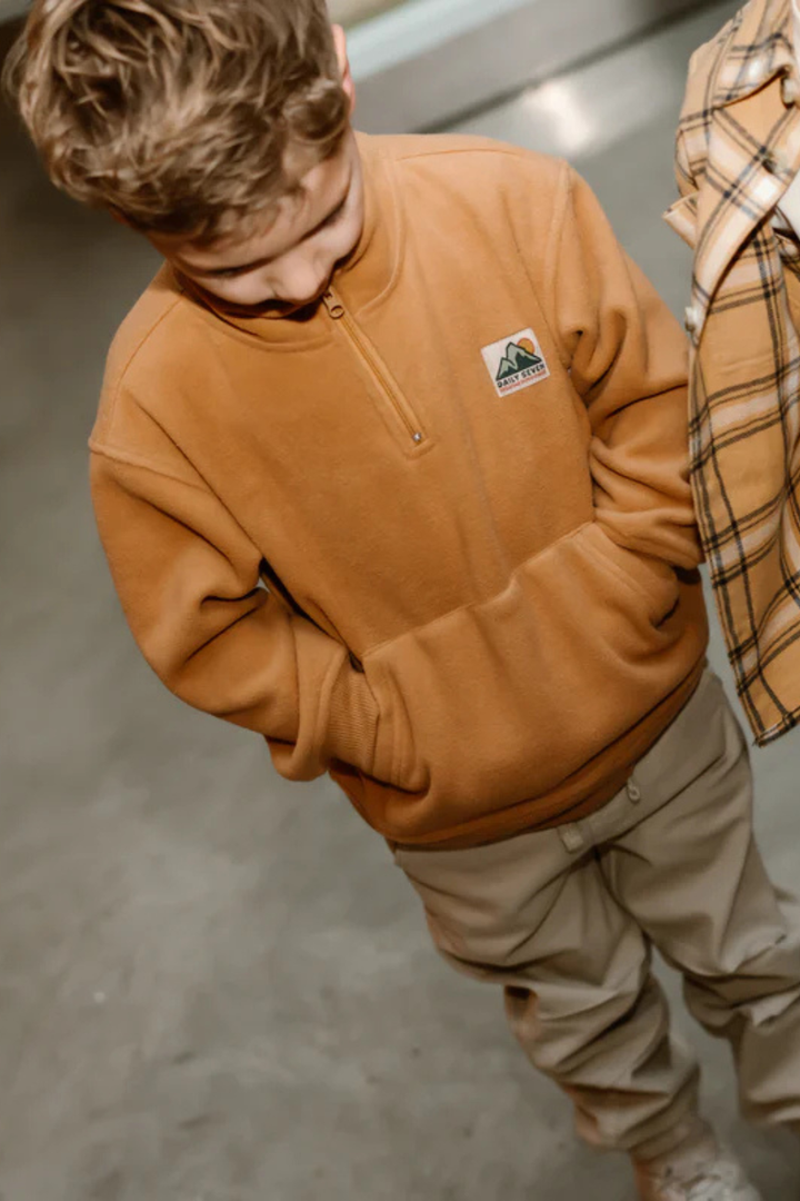 Sweater Polar Fleece | Light Chestnut