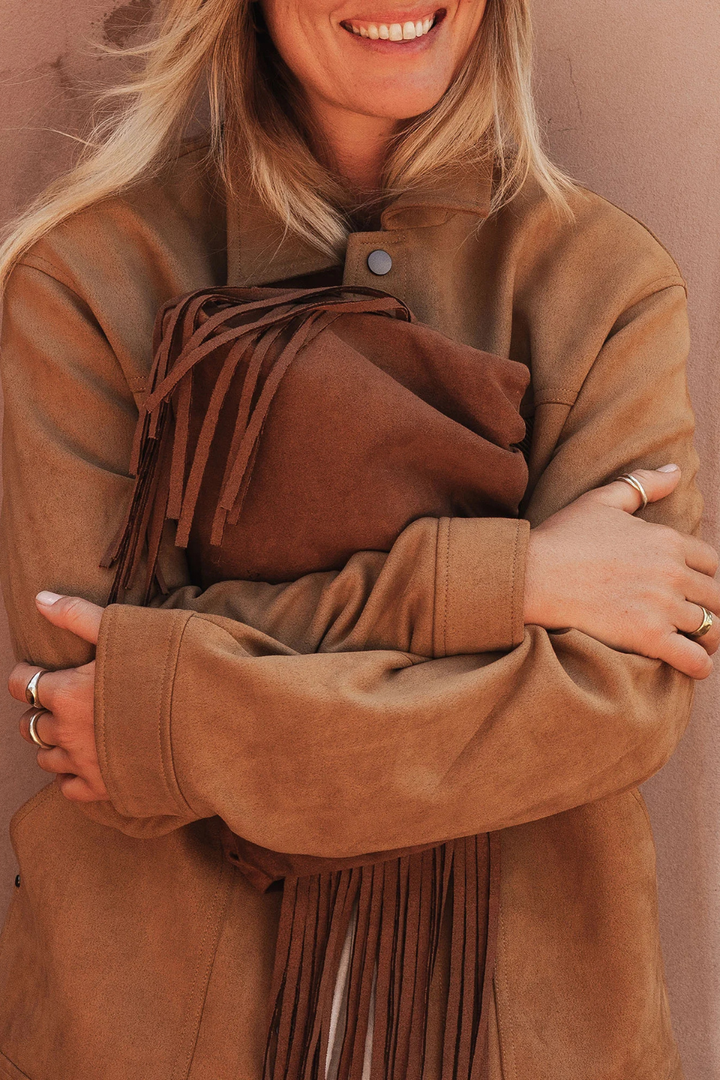 Reese Shoulder Bag in Tan