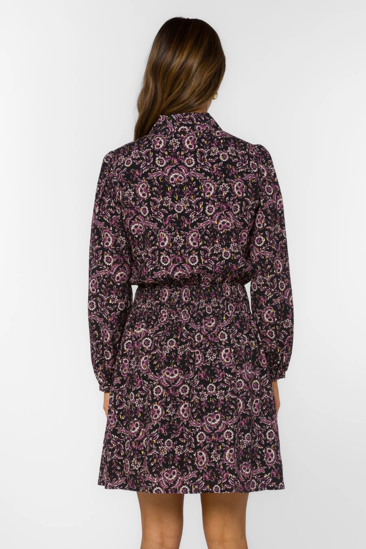 Sarita Jacobean Floral Dress