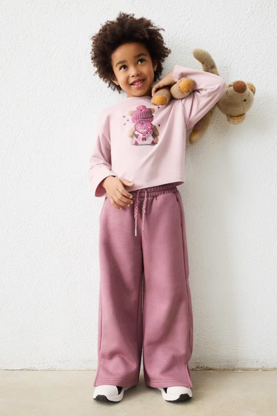 Mayoral Girl Wide-Leg Sweatpants