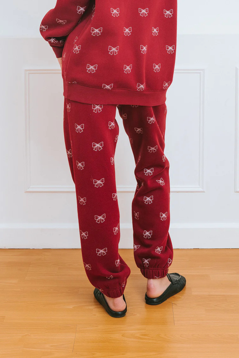 All Over Bow Best Friend Jogger