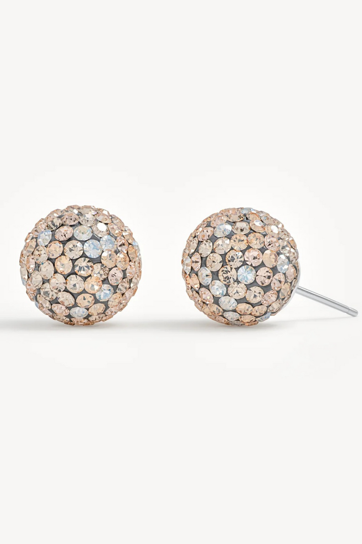 Hillberg &amp; Berk Dancing Queen Small Sparkle Ball™ Stud Earrings