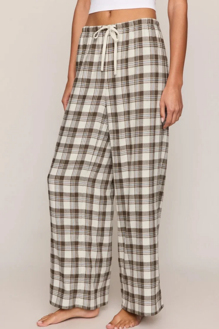 Z Supply Better Off Plaid Flannel Pant