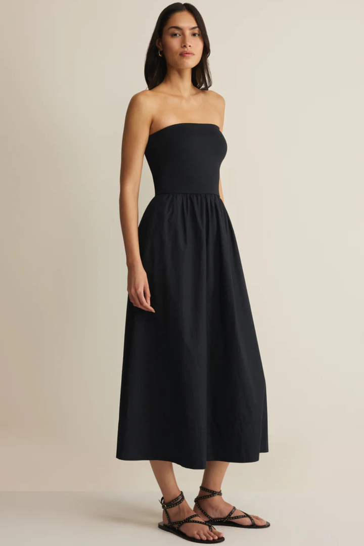 Z Suply Sunsought Strapless Midi Dress Z SUPPLY