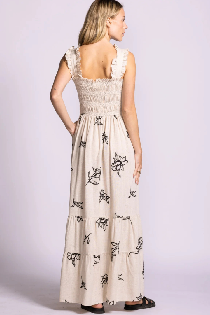 Pink Martini Margate Dress Beige PINK MARTINI