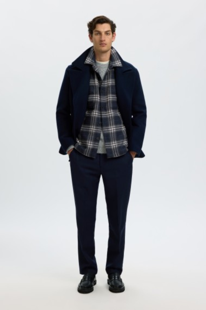 Selected Homme Pablo Wool Blend Overshirt