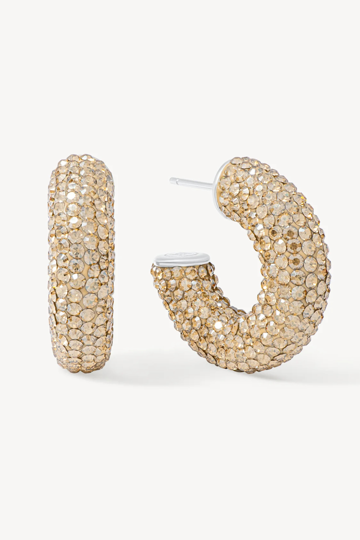HILLBERG &amp; BERK Sparkle Chunky Hoops