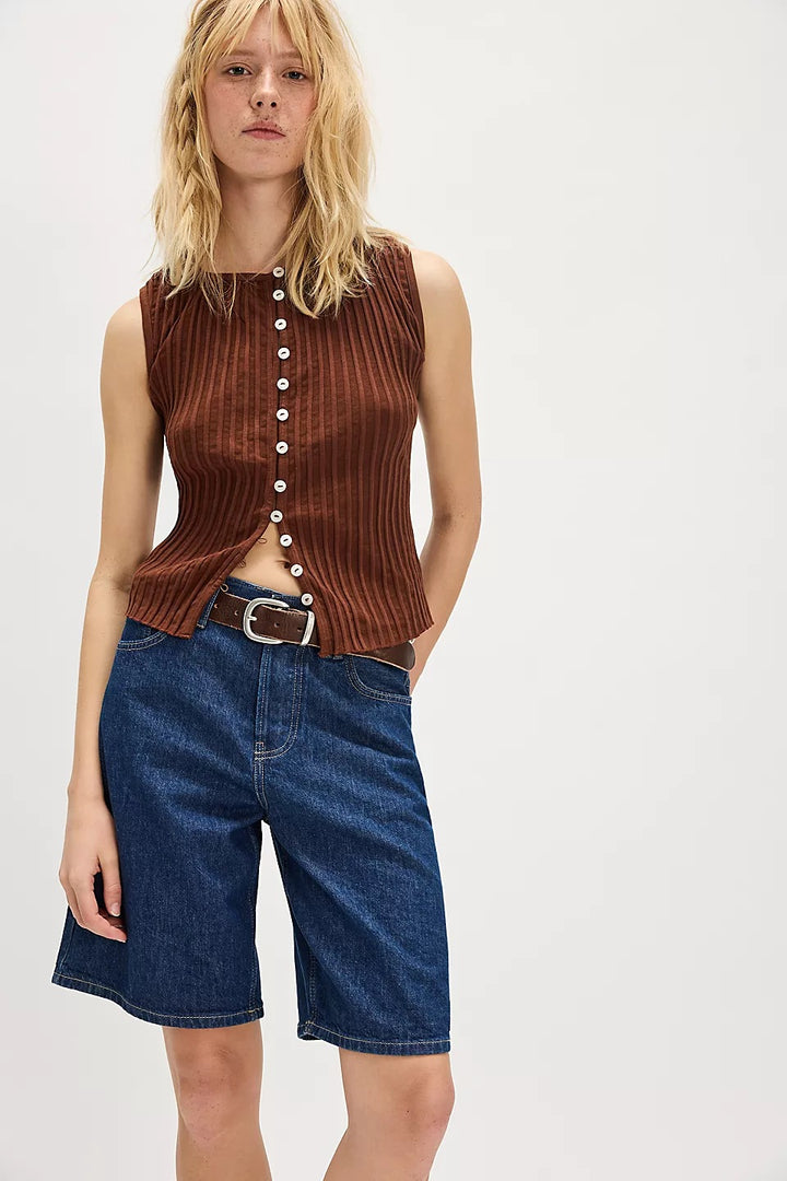 Tilly Vest in Honey Bronze
