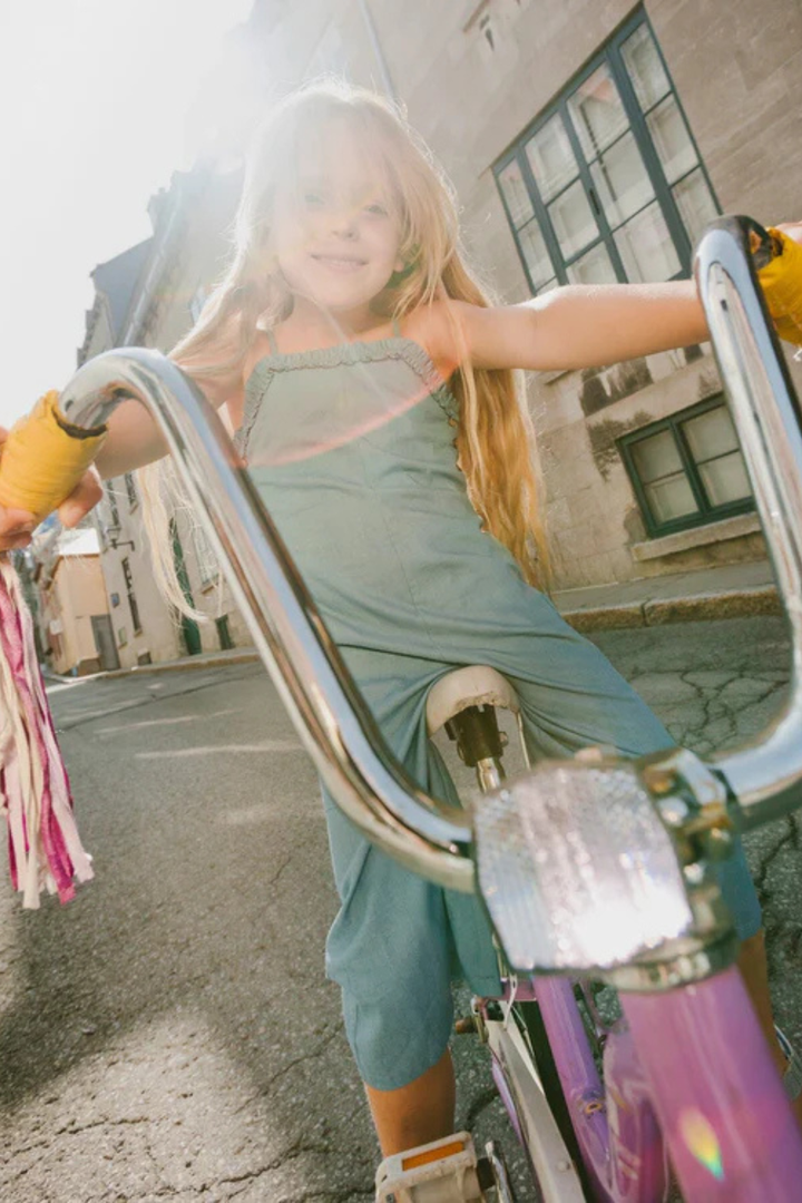 Light Blue Chambray Jumpsuit