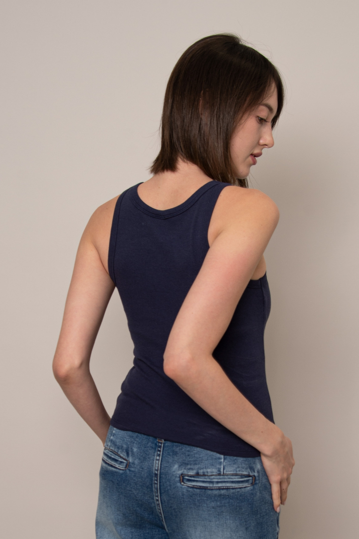 Second Skin Ralyn Bra Basics Blue Tank Top Rd Style
