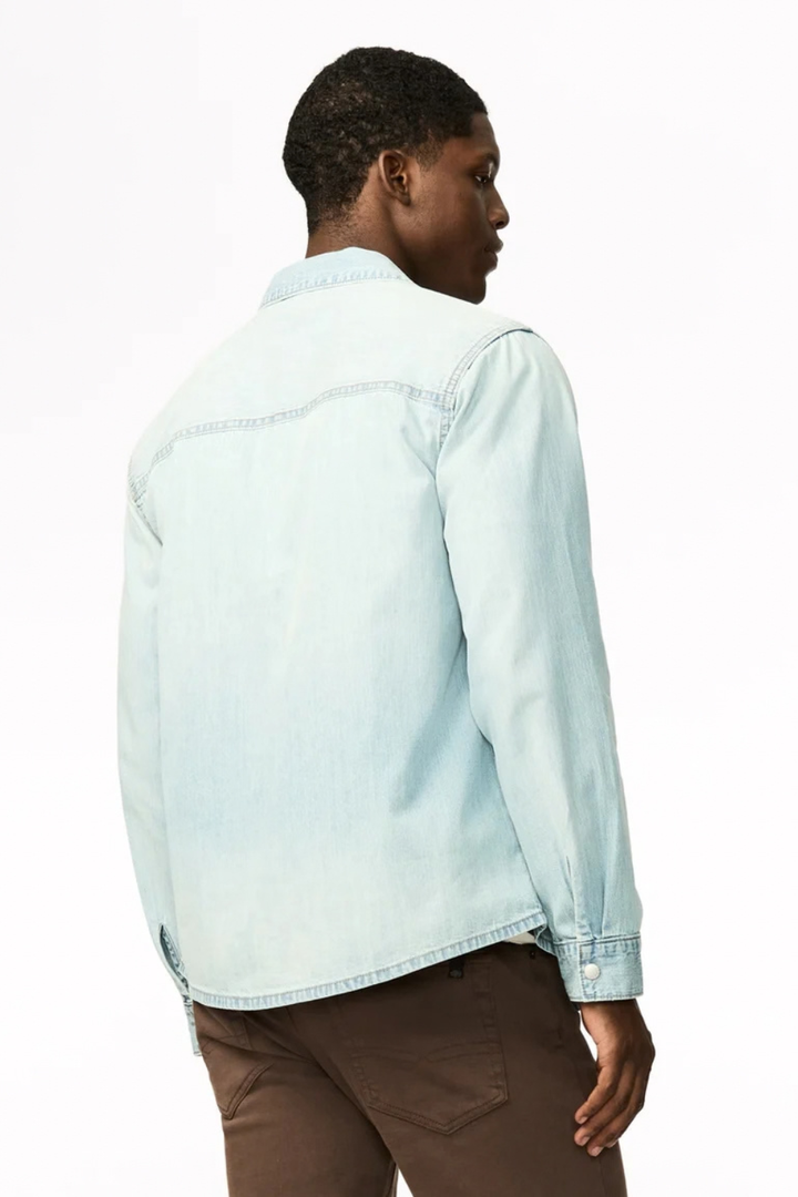 Buffalo Simon Oversized Denim Work Shirt