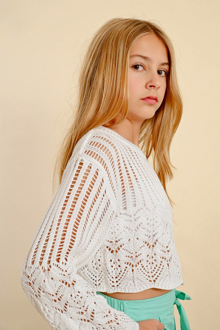 Crochet Knitted sweater