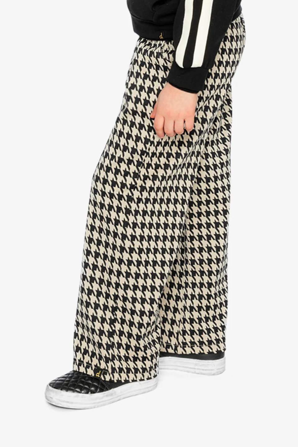 Deux Par Deux Flare Houndstooth Pants