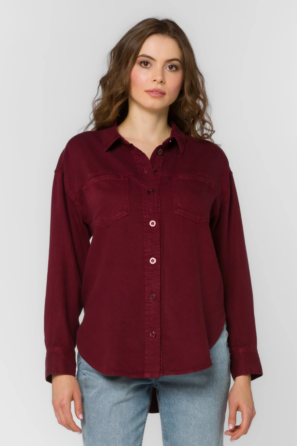 Braxton Bordeaux Shirt