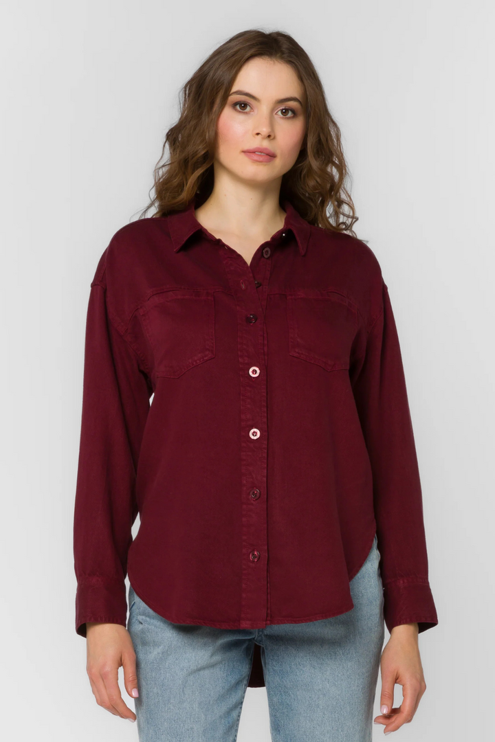 Braxton Bordeaux Shirt