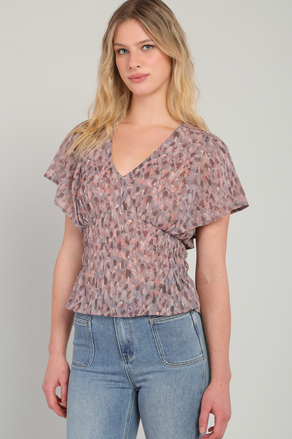 Dex Keira Smoking Waist Top