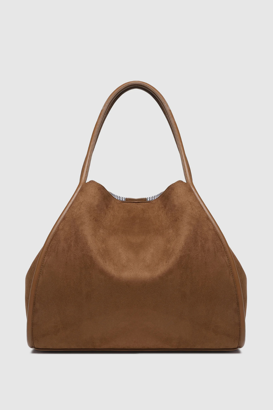 Sutton Shoulder Bag in Suede Tan