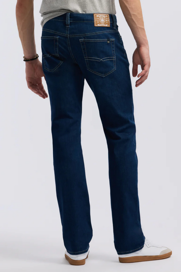 Straight Six Jeans in Authentic Worked Indigo