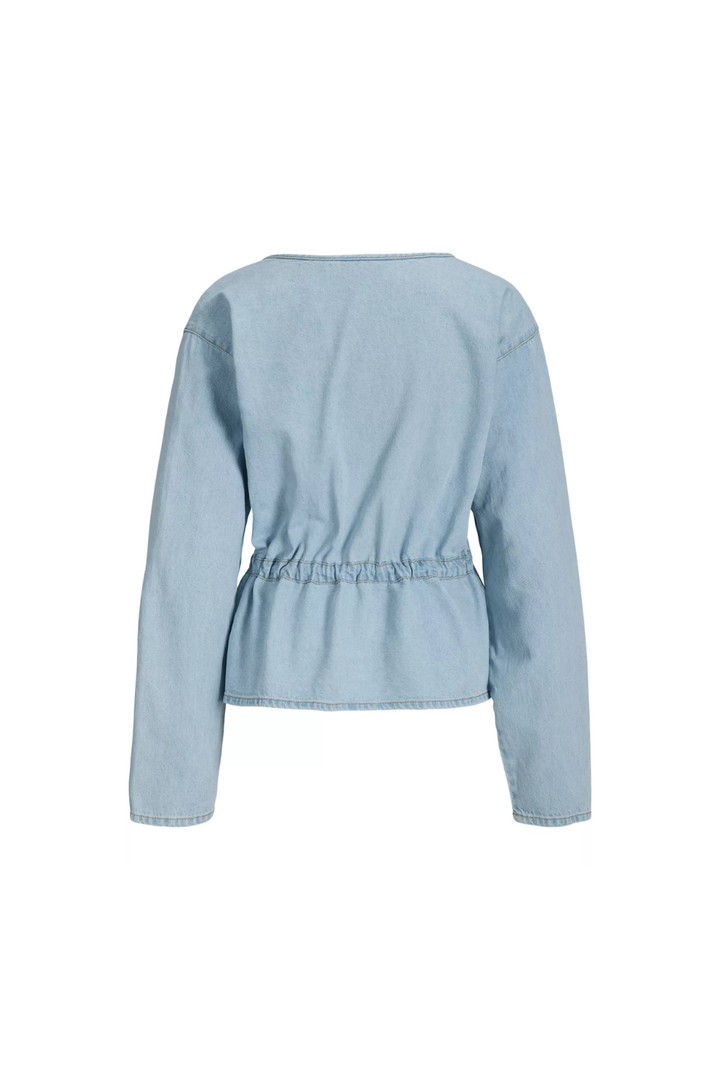 KENNEDY STRING DENIM SHIRT - Hot Peppers Clothing