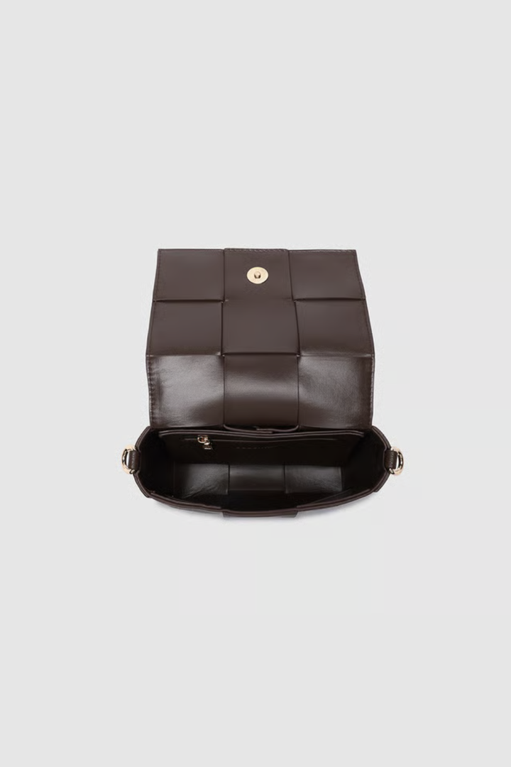 LOUENHIDE Josephine Crossbody Bag in Chocolate - Hot Peppers Clothing