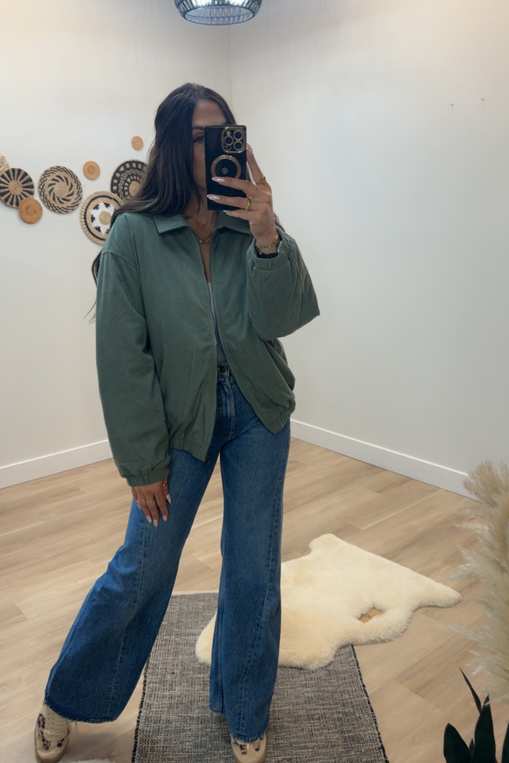 Oversized Corduroy Jacket