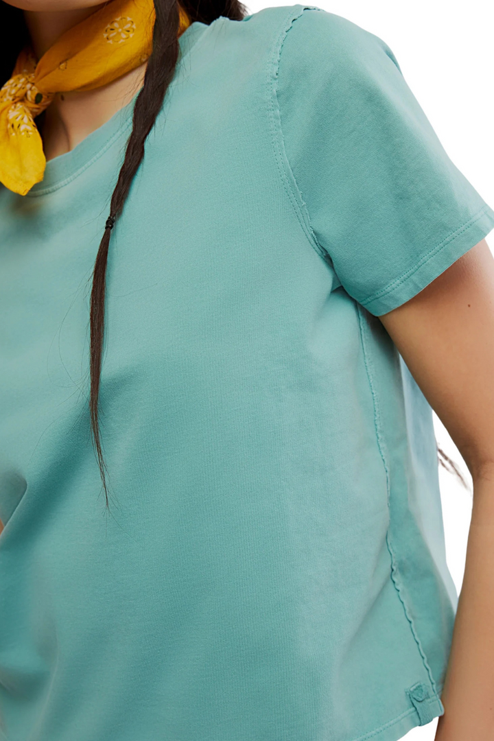 Everyday Tee in Mineral Blue