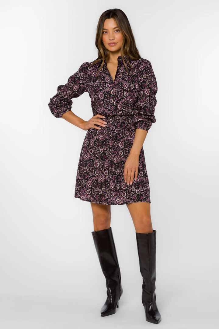 Sarita Jacobean Floral Dress
