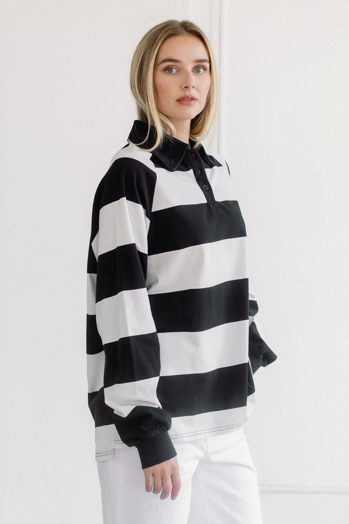 Brunette The Label Rugby Polo Shirt