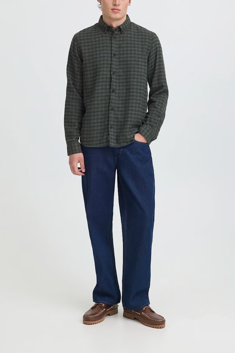 Blend Clark Checkered Button-Up Shirt