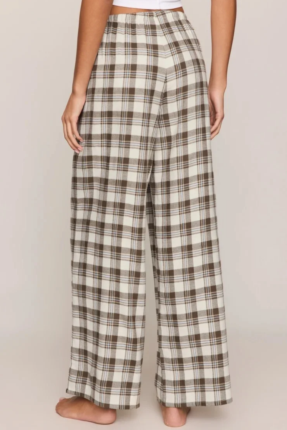 Z Supply Better Off Plaid Flannel Pant