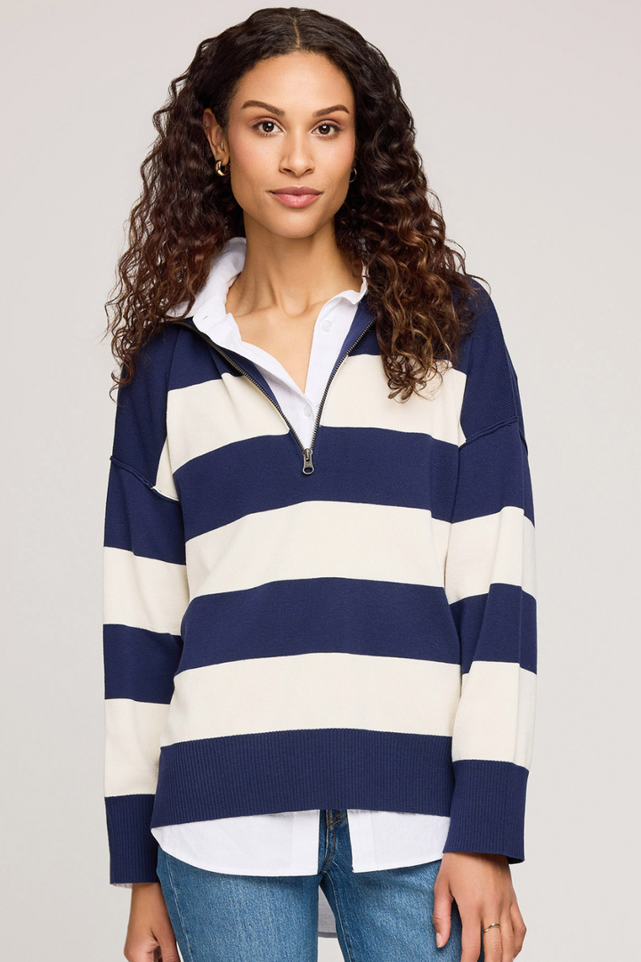 Idris Striped Sweater