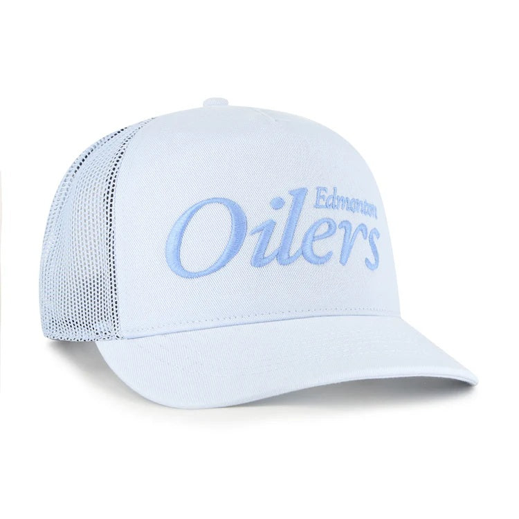 Edmonton Oilers '47 Foundation Script Hitch Trucker Hat