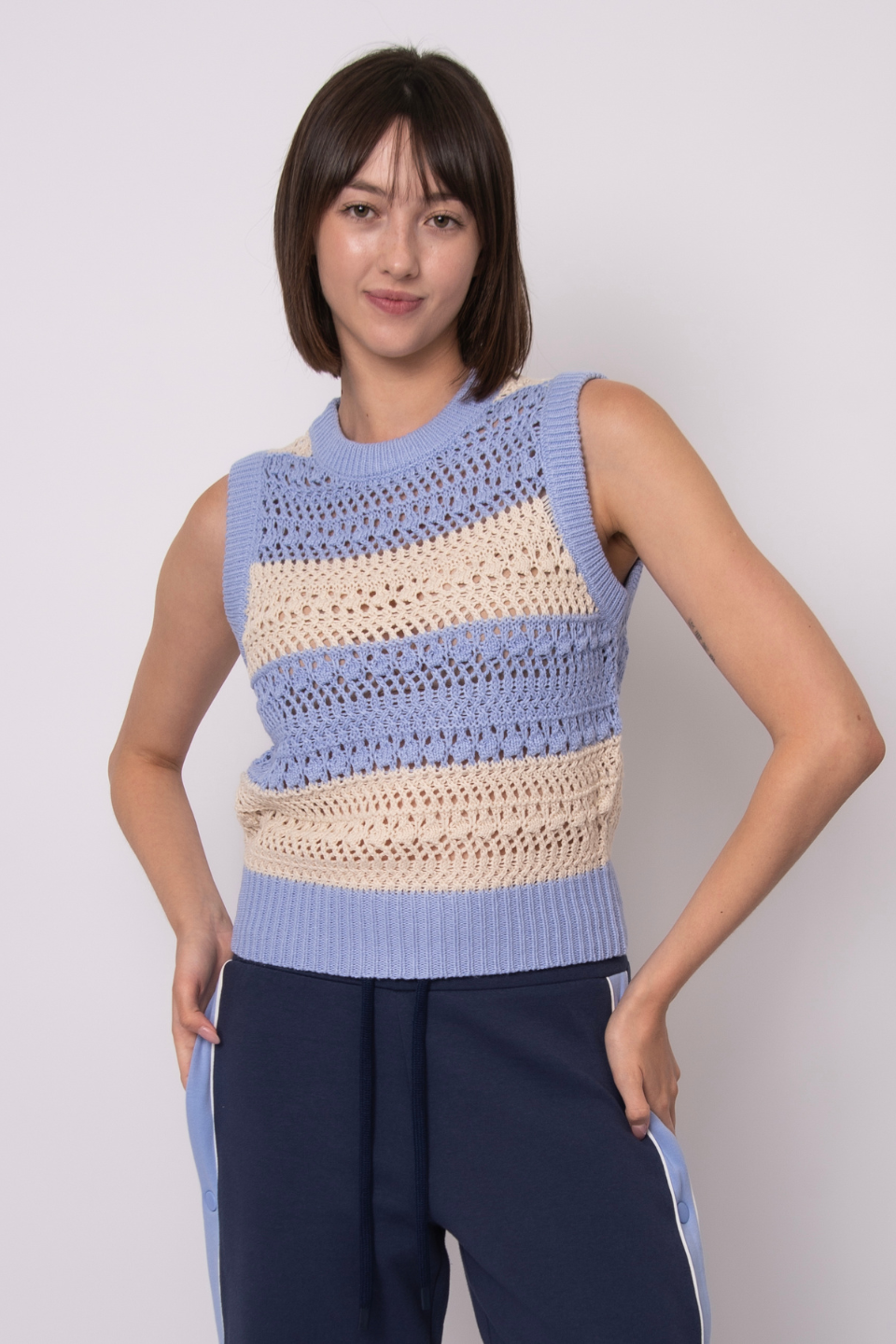Abigail Sleeveless Pullover - Hot Peppers Clothing