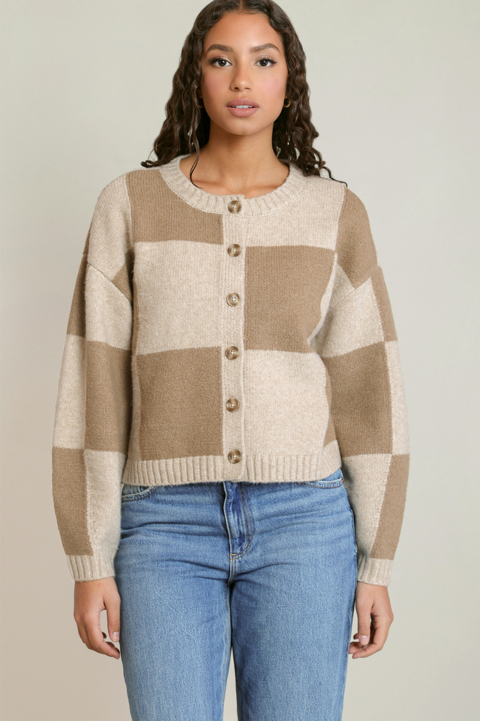 Dex Lenore Colorblock Cardigan