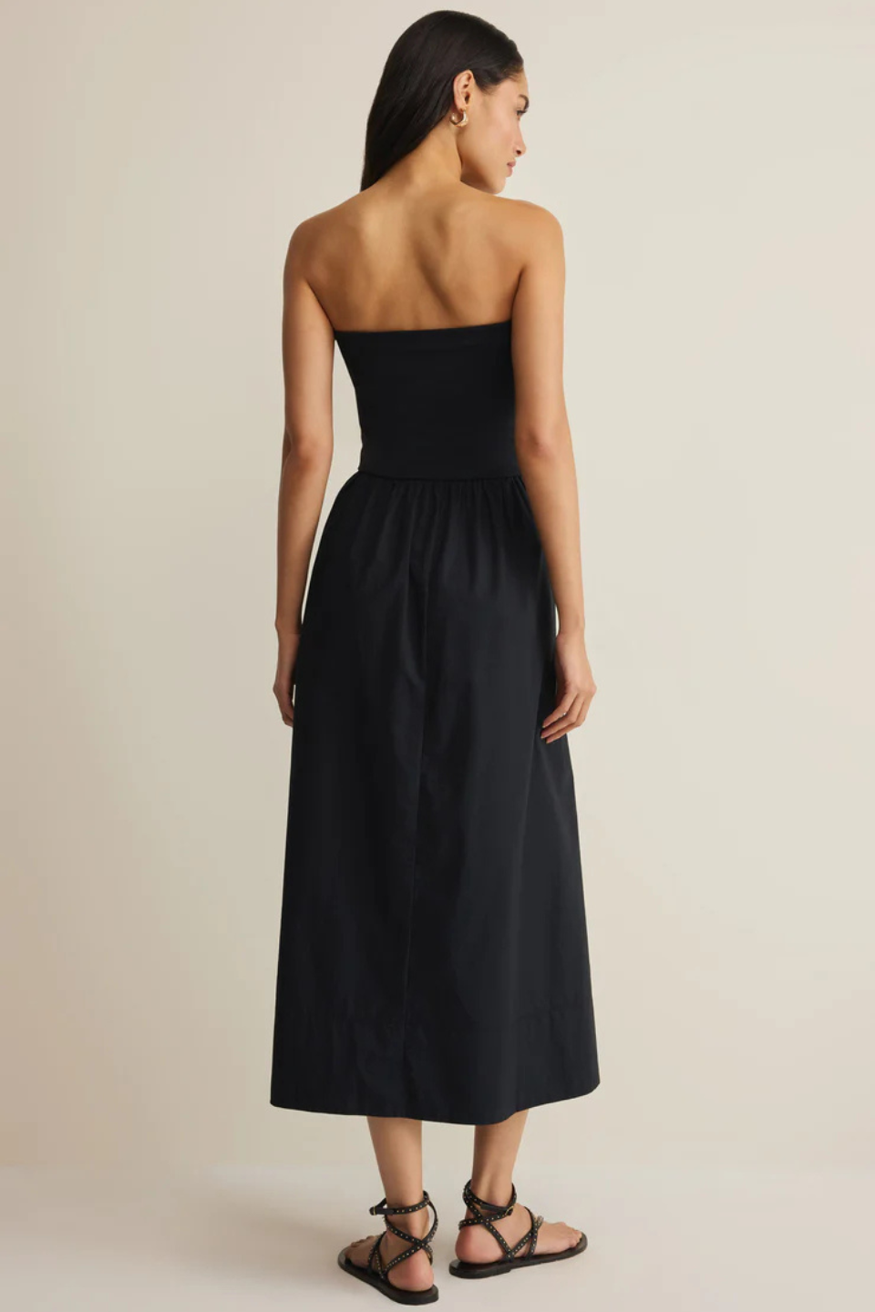 Z Suply Sunsought Strapless Midi Dress Z SUPPLY