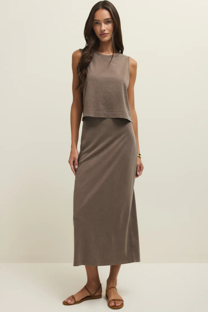 Gail Midi Skirt - Hot Peppers Clothing