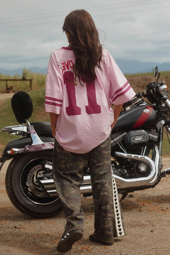 SABBI THE RAVING HEARTS PANTS - CAMO