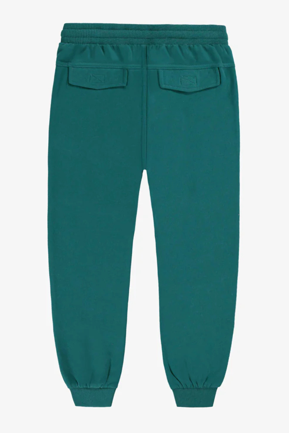Teal jogger-style pants