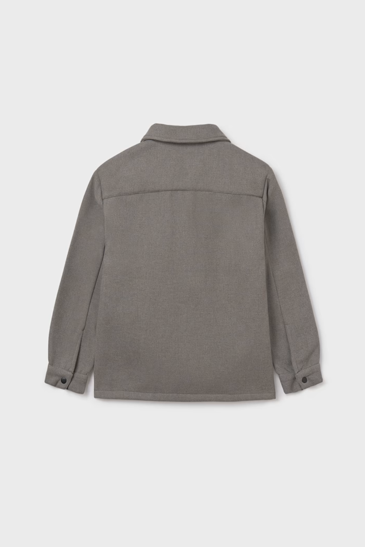 Collar Jacket in Grey