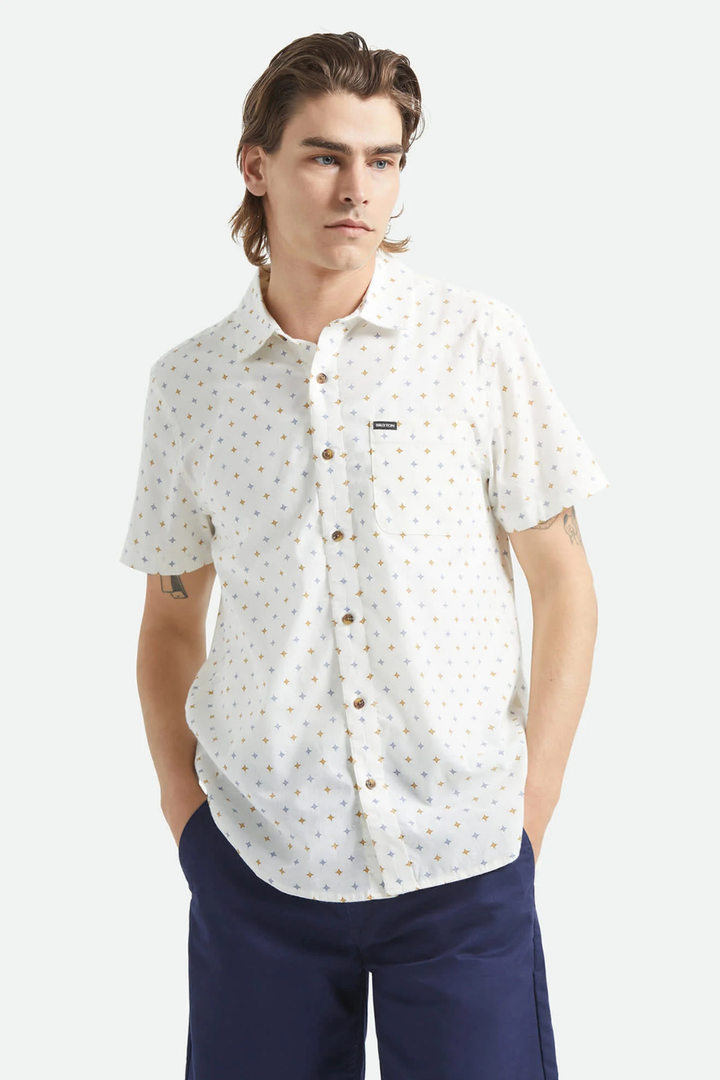 BRIXTON Charter Print Shirt - Hot Peppers Clothing