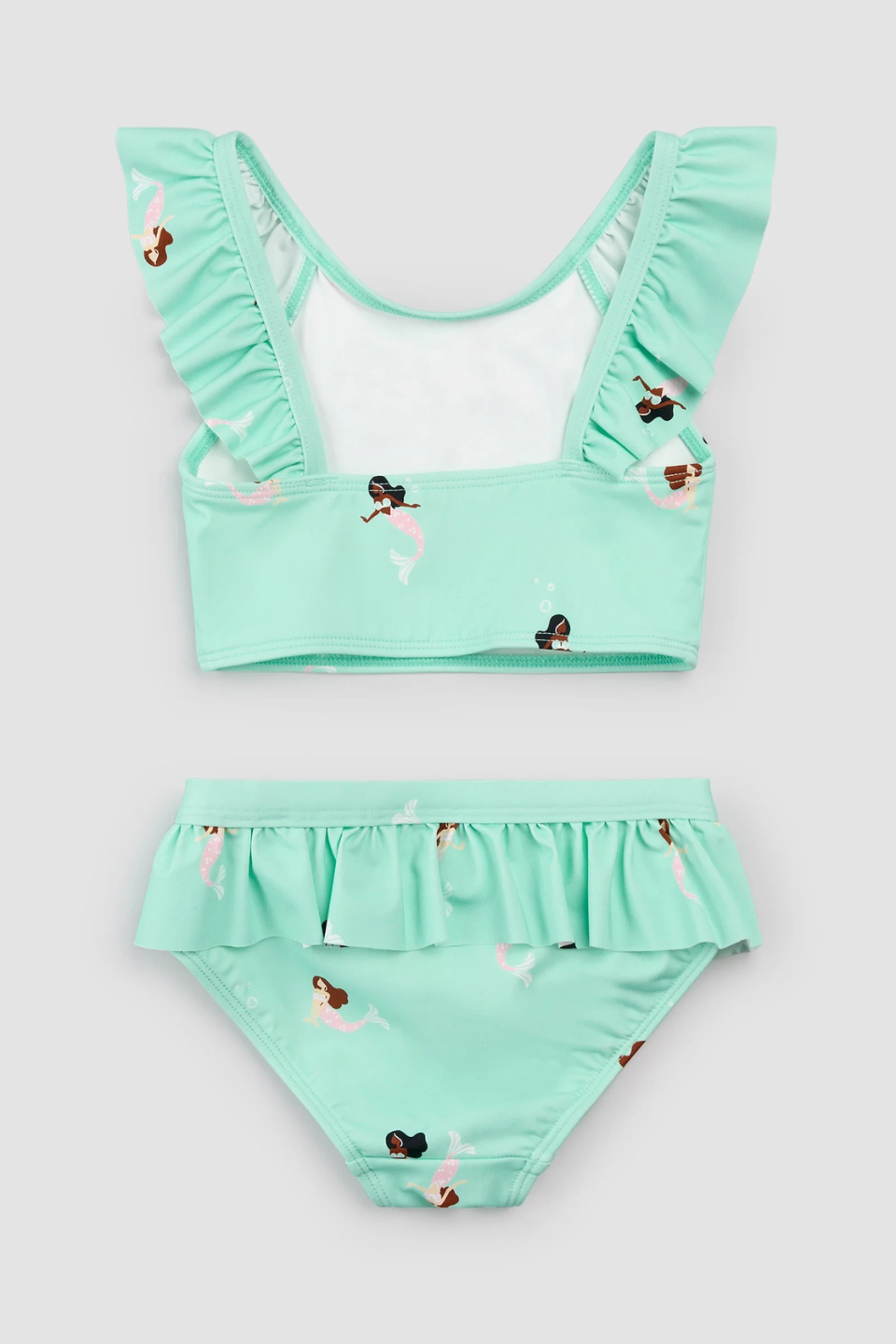 Mermaid Print on Aqua Bikini - Hot Peppers Clothing