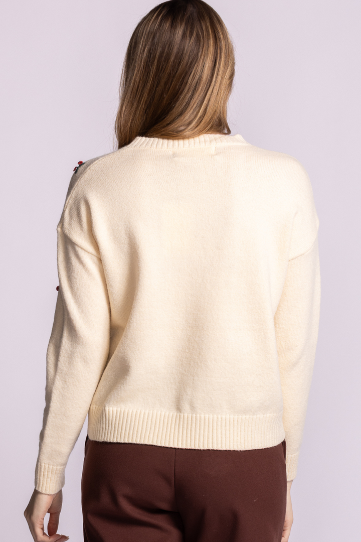 Pink Martini Livingston Sweater Off White