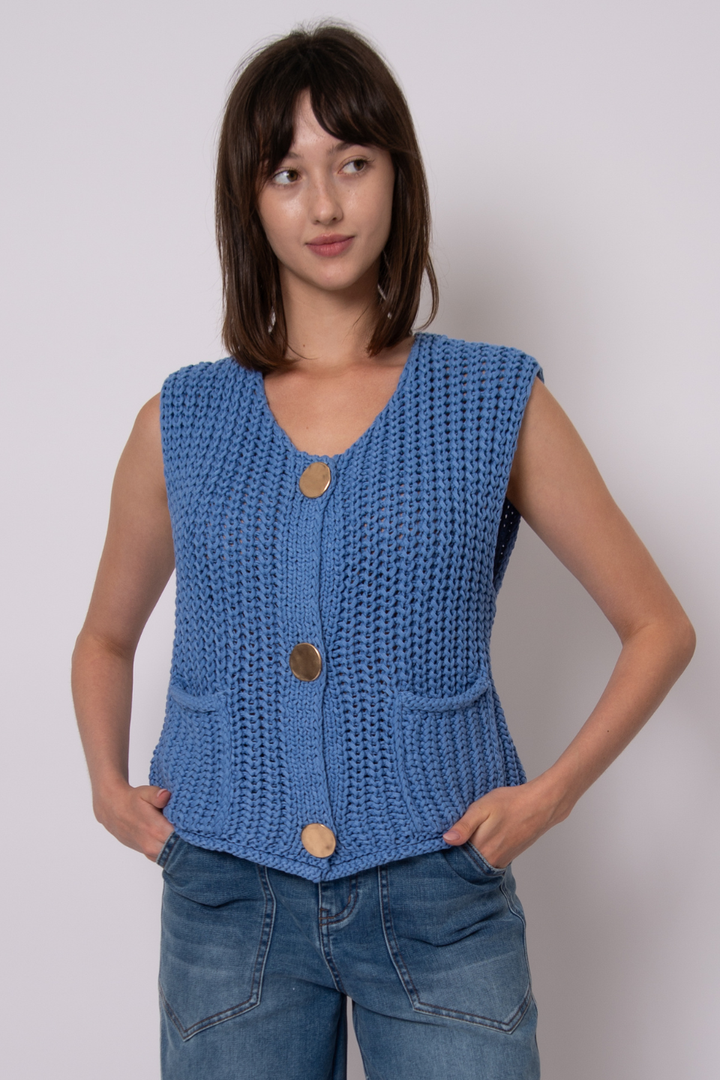 Rd Style Benedette Sleeveless Crew Neck Vest Rd Style