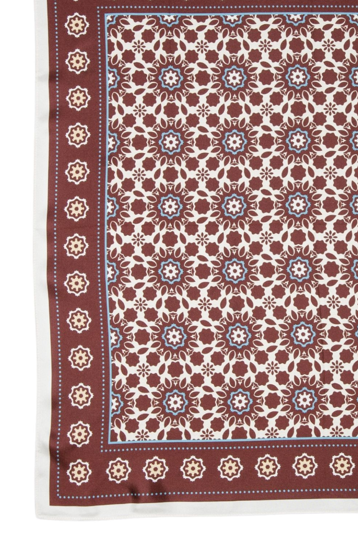 Palm Palm Chanel Silk Neck Scarf