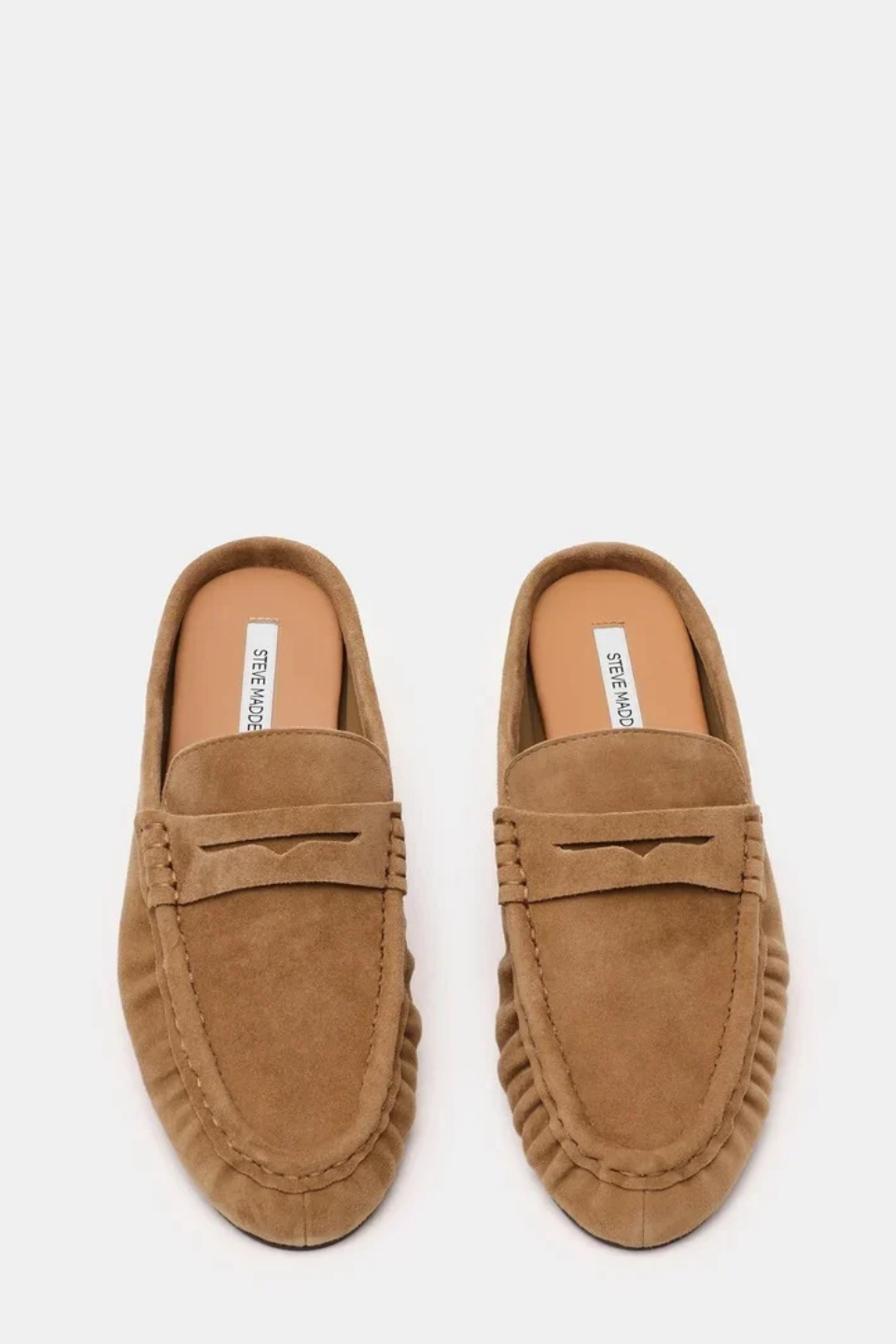 Steve Madden Rafe Taupe Suede Flats