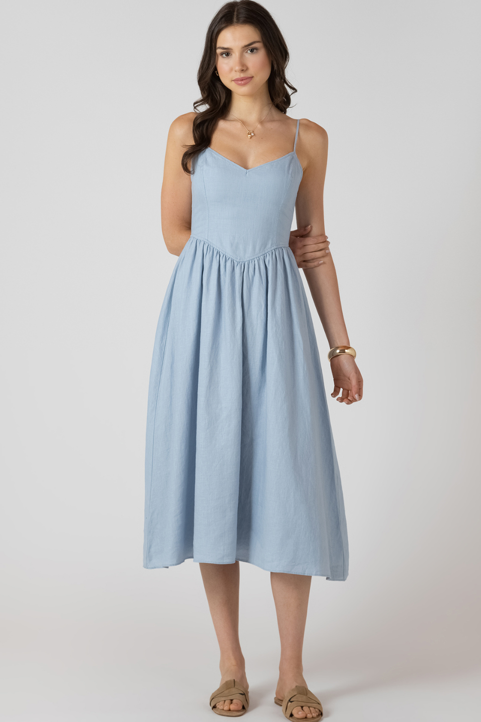 Dex Terrance V Waist Maxi Dress DEX