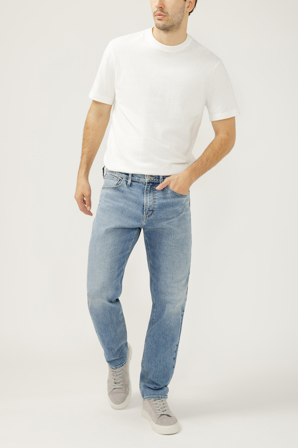 Machray Classic Fit Slim Straight Leg Jeans - Hot Peppers Clothing
