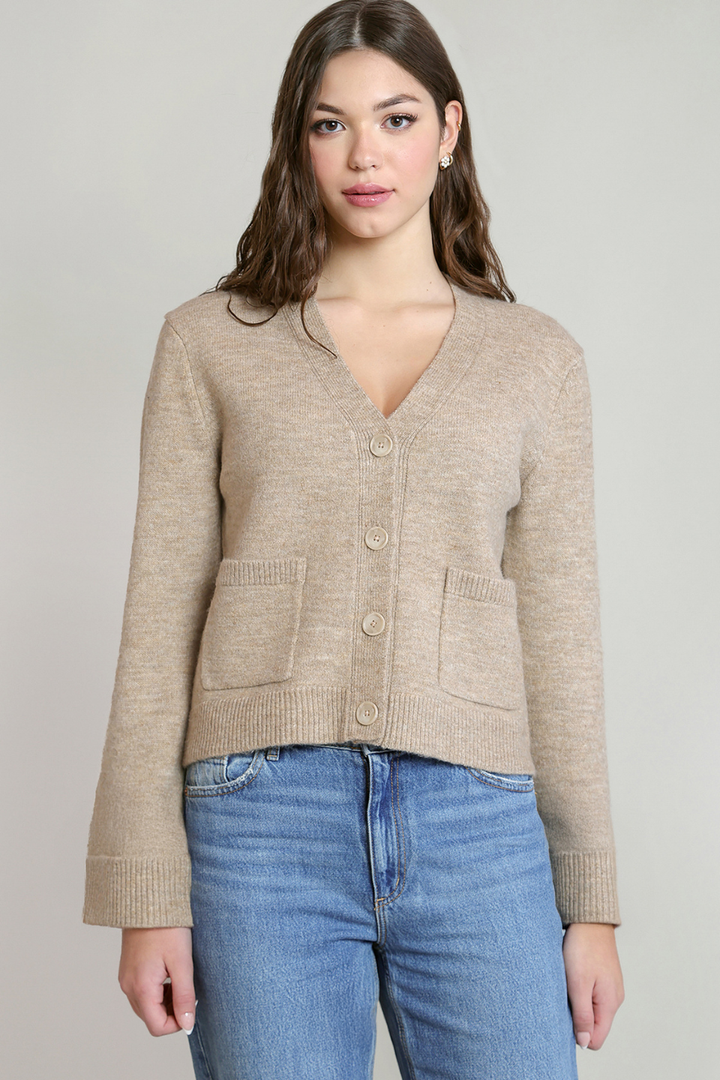 Dex Jones Patch Pocket Cardigan